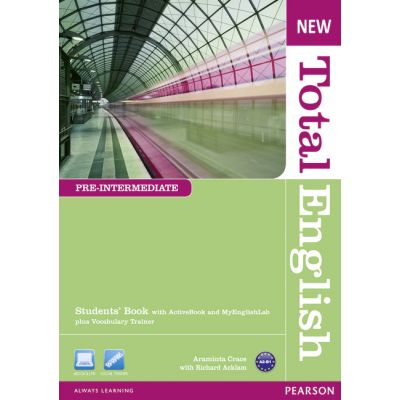 New Total English Pre-Intermediate Students' Book with Active Book and MyLab Pack - Araminta Crace, Richard Acklam