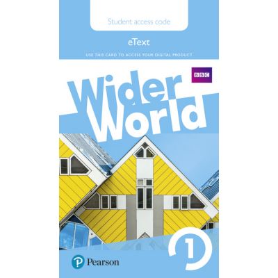 Wider World Level 1 Students' eText Access Card
