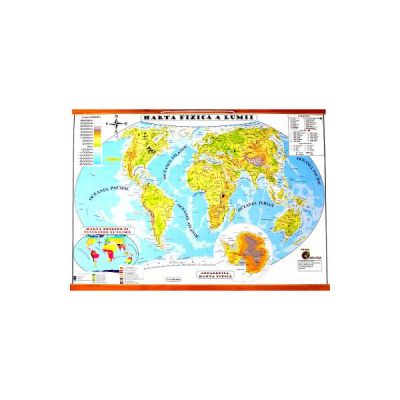 Harta Fizica a lumii. Harta Politica a lumii
