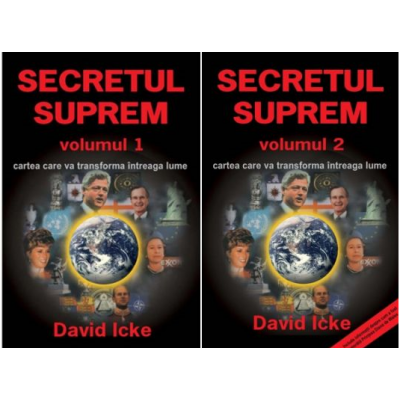 Pachet Secretul Suprem volumele 1 si 2, autor David Icke