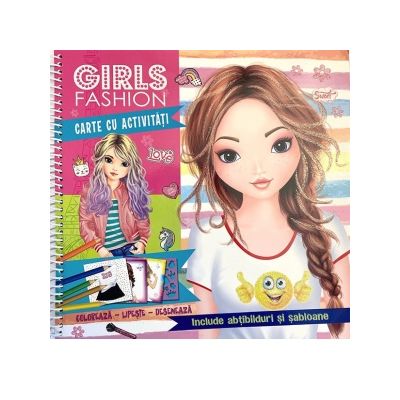 Girls fashion. Carte cu activitati - Brijbasi