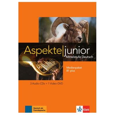 Aspekte junior B1 plus, Medienpaket (3 Audio-CDs + Video-DVD). Mittelstufe Deutsch - Ute Koithan, Helen Schmitz, Tanja Sieber