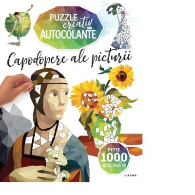 Capodopere ale picturii. Puzzle creativ din autocolante