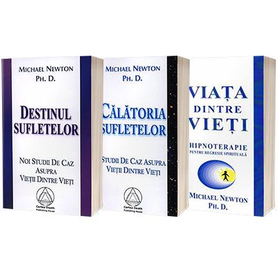 Serie de autor Michael Newton Ph. D. Calatoria Sufletelor, Destinul Sufletelor, Viata dintre vieti (set de 3 carti) - Michael Newton, Ph. D.