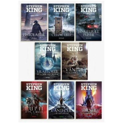 Pachet format din 8 titluri seria Turnul Intunecat - Stephen King
