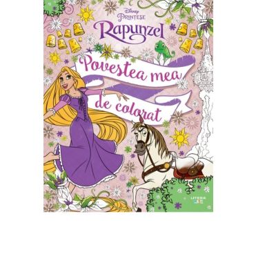Disney. Printese. Rapunzel. Povestea mea de colorat