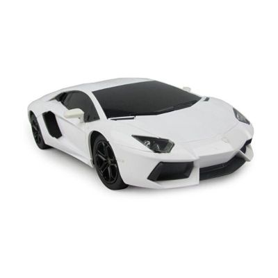 Masina cu telecomanda Lamborghini Aventador alb cu scara 1 la 24, Rastar