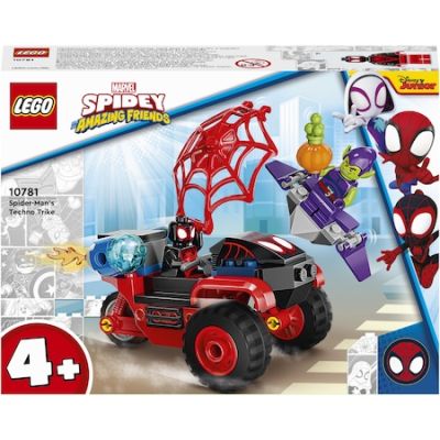 LEGO Spidey. Miles Morales. Tehno-tricicleta 10781, 59 piese