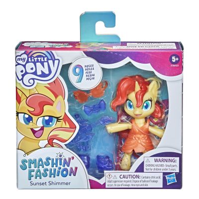 Figurina Smashin Fashion Sunset Shimmer, My Little Pony