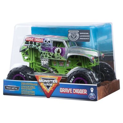 Monster Jam, macheta metalica scara 1: 24 Groparul, Spin Master