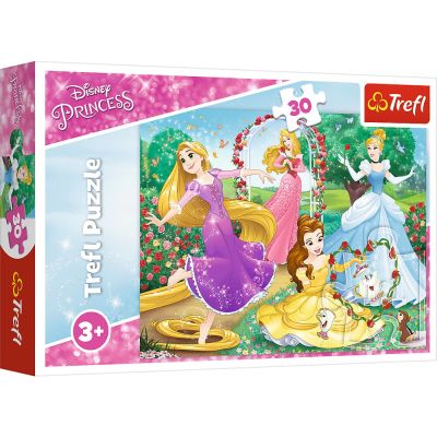 Puzzle Disney Princess, In gradina palatului, 30 piese