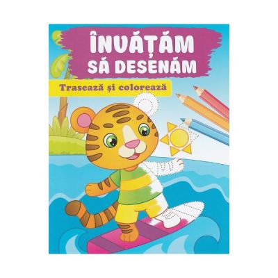 Traseaza si coloreaza. Invatam sa desenam