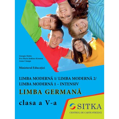 Manual Limba moderna 1 / limba moderna 2 / limba moderna 1 intensiv. Limba germana clasa a 5-a - Giorgio Motta