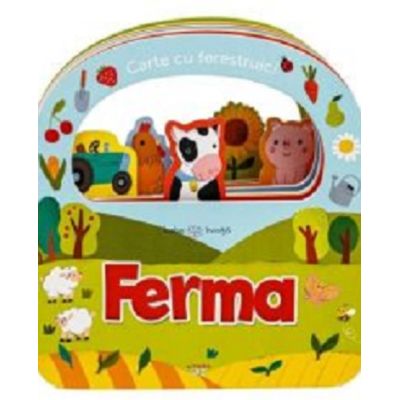 Bebe invata. Ferma. Carte cu ferestruici