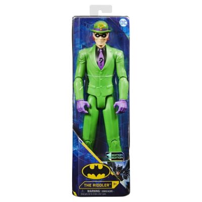 Figurina Riddler in costum verde, 30 cm, Spin Master