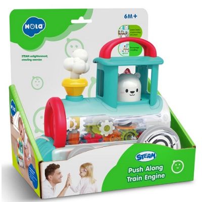 Locomotiva color cu mecanism steam, Hola