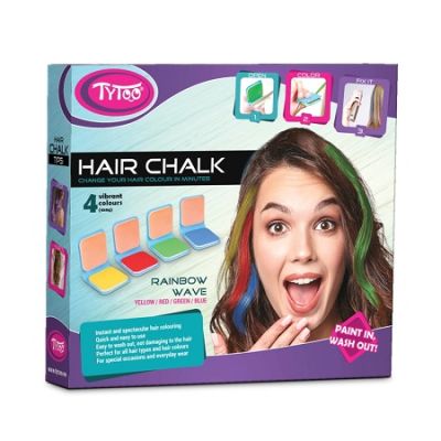 Creta Colorata pentru par, 4 culori, Rainbow Wave