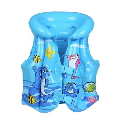 Vesta gonflabila XL, Desene, albastru