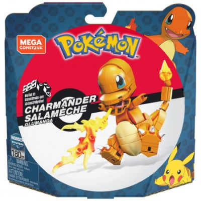 Pokemon Mega Construx Charmander Salameche, 180 piese