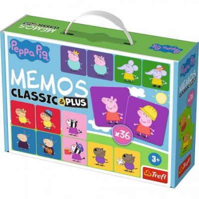Joc Memos classic plus Peppa Pig, Trefl