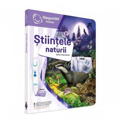 Carte interactiva Stiintele naturii. Aventuri prin natura, Raspundel Istetel