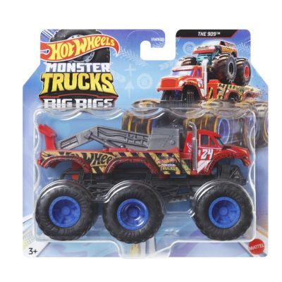 Masinuta metalica cu 6 roti Monster Truck Bone Shaker scara 1: 64, Hot Wheels