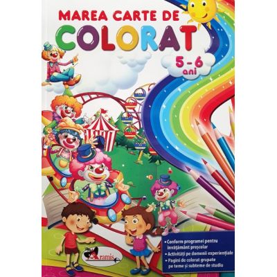 Marea carte de colorat 5-6 ani