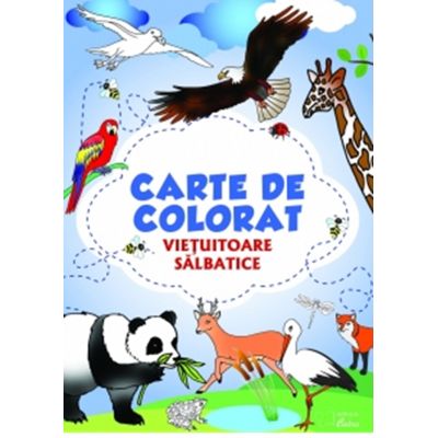 Carte de colora. Vietuitoare salbatice