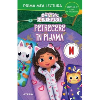 Gabby's Dollhouse. Petrecere in pijama (Nivelul 2 Carte cu majuscule)