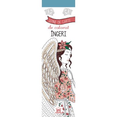 Semne de carte de colorat. Ingeri, terapie prin desen