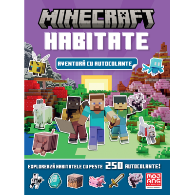 Minecraft habitate. Aventura cu autocolante