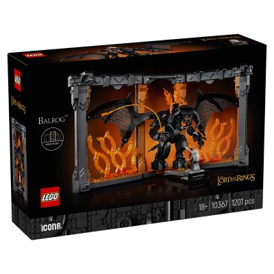 LEGO Icons. Stapanul inelelor: diorama pentru biblioteca cu un balrog 10367, 1201 piese