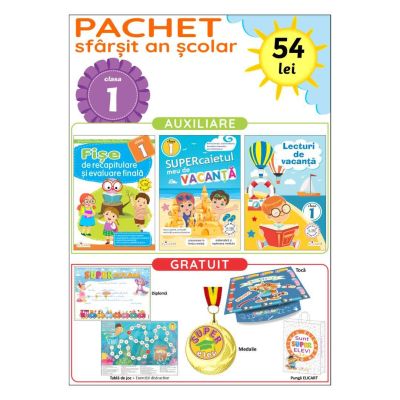 Pachet PROMO sfarsit de an scolar clasa 1