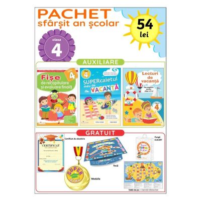 Pachet PROMO sfarsit de an scolar clasa a 4-a