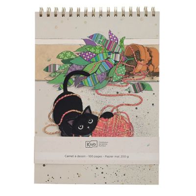 Carnet de schite Bug Art Chaton pelote, Kiub