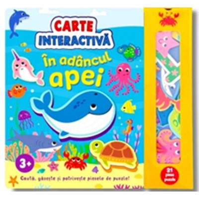 In adancul apei. Carte interactiva cu piese puzzle