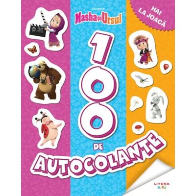 Masha si Ursul. 100 de autocolante. Hai la joaca