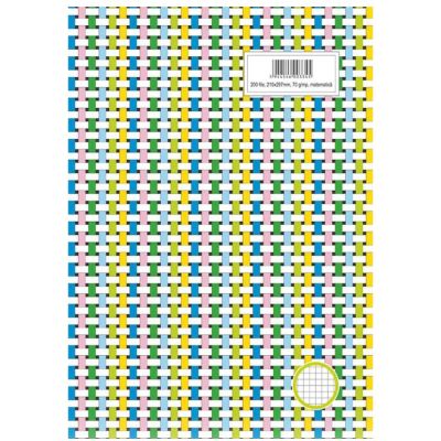 Caiet cu spira matematica A4, 200 file, Casa Tipografica