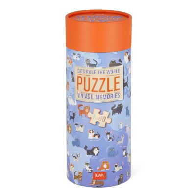 Puzzle 1000 piese, Vintage Memories Kitty, Legami