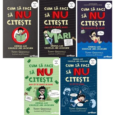 Pachet 5 volume Cum sa faci sa nu citesti - Tommy Greenwald