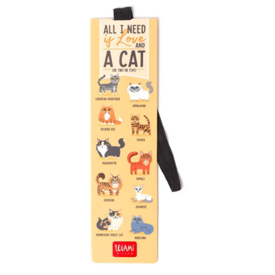 Semn de carte Love and Cats, Legami