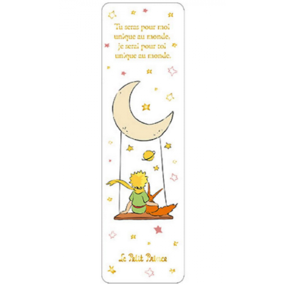 Semn de carte The Little Prince and the Fox on a Swing, Kiub