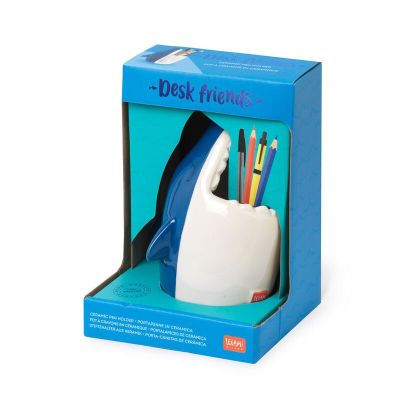 Suport din ceramica Desk Friends, Shark, Legami