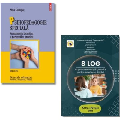Pachet: Psihopedagogie speciala si 8 Log program de exercitii logopedice - Alois Ghergut, Ecaterina Vrasmas