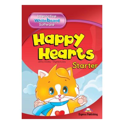Curs limba engleza Happy Hearts Starter Soft, pentru tabla interactiva - Jenny Dooley, Virginia Evans