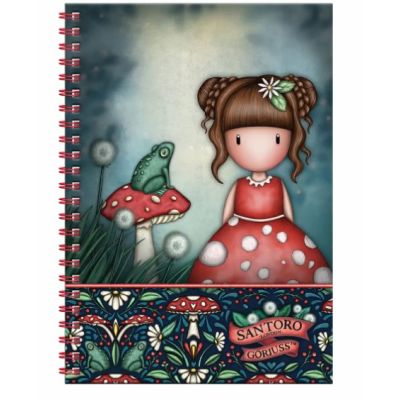 Caiet A4 Gorjuss, Little Mushroom cu accesorii scolare