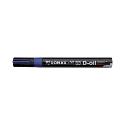 Marker permanent cu vopsea Donau, varf rotund, 2. 8 mm, albastru