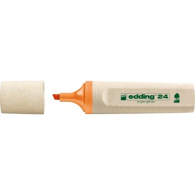 Textmarker Edding Ecoline, varf retezat, 2-5 mm, orange