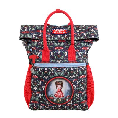 Ghiozdan Gorjuss, Little Mushroom, 1 compartiment, 37x41x17 cm