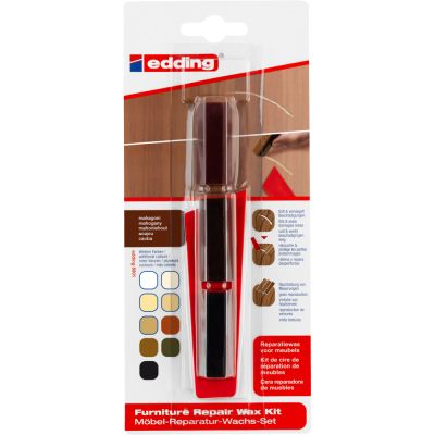 Kit Edding 8901, ceara pentru reparatii mobila, mahon, blister